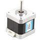 thumbnail image 1 of Motor paso a paso, 24 V/1,5 A Nema 17 Motor paso a paso de 2 V Motor paso a paso de fase Diseñado con precisión, 1 of 9