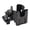 Black, variant on Golf Cart Cup Holders, Universal Mug Phone Holder, 360° Swivel with Silicone Protective Pad, Bike, Wheelchair, Walker, Scooter
