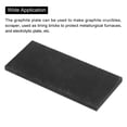 thumbnail image 4 of Uxcell Graphite Block Ingot Rectangle Graphite Electrode Plate Board 100x50x5mm for Melting Casting, Electrolysis Electroplating, 2 Pcs, 4 of 5