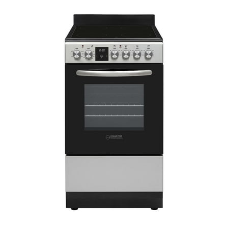 Equator 20" Electric Cooking Range 4 Ceramic Burner CONVECTION OVEN AIR FRYER SS