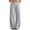 Gray #018, variant on Wide Leg Cotton Sweatpants Women Elastic Waisted Pants Baggy Straight Athletic Loose Casual Jogger Pants with Pockets, XL