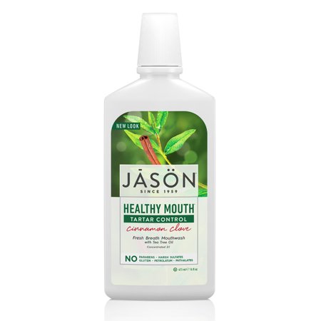 JASON Healthy Mouth Tartar Control Mouthwash, Cinnamon Clove, 16 oz. (Packaging May