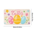 thumbnail image 2 of Djunllk Easter Door Mat - Non Slip Stain Resistant Stylish Floor Mat Room Decoration Carpet for Door Entryway, 15 x 23 inch, 2 of 7