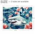 thumbnail image 2 of Shark High-Quality Polyester Indoor Floor Mat - Durable and Soft Rug for Living Room, Bedroom, and Office - Carpet with Right Angle Design - Easy to Clean and Maintain, 2 of 6