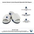 thumbnail image 5 of Isotoner  Active Recycled Adjustable Slide Slippers (Women), 5 of 5