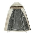 Tikalia Winter Jacket For Men Outdoor Big and Tall 3X 4X Fur Lined Zip