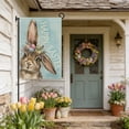 thumbnail image 3 of SIYTUAU Outdoor Easter Garden Flag Design B Thick Polyester With Bunny Egg Print For Patio Decoration 12X18 Inch, 3 of 7
