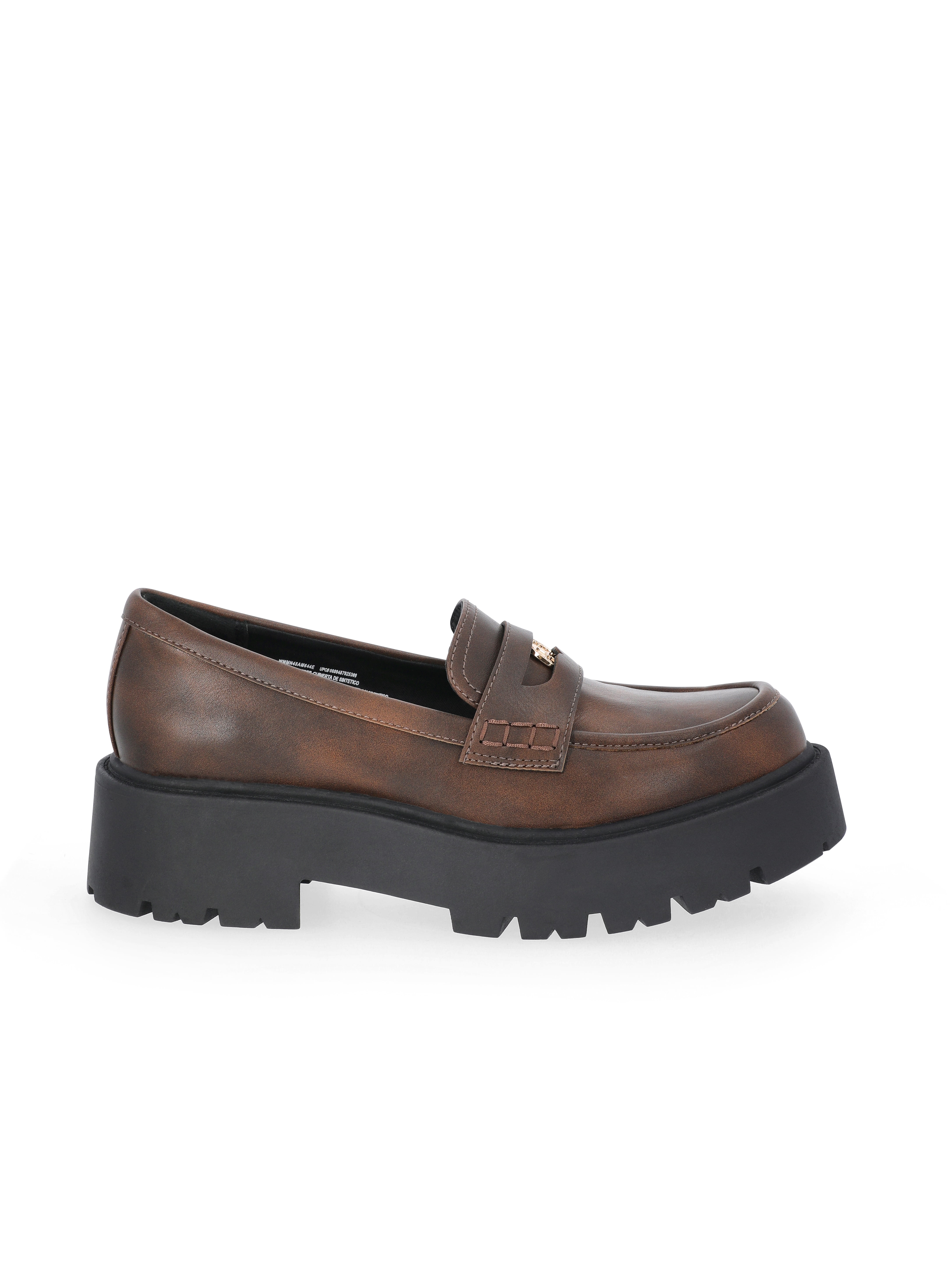 Madden NYC Women's Platform Lug Sole Coin Loafers