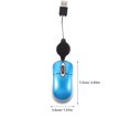 thumbnail image 2 of AMERTEER Souris Filaire Portable avec Cordon Câble Rétractable Design Ergonomique 1Ensemble pour Rentrée Scolaire, 2 of 8