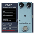 thumbnail image 2 of Electric Guitar Effects Pedal Mini Analog Chorus Bass Guitar Pedals Analog Chorus,1 * Electric Guitar Effect Pedal,As Shown, 2 of 8