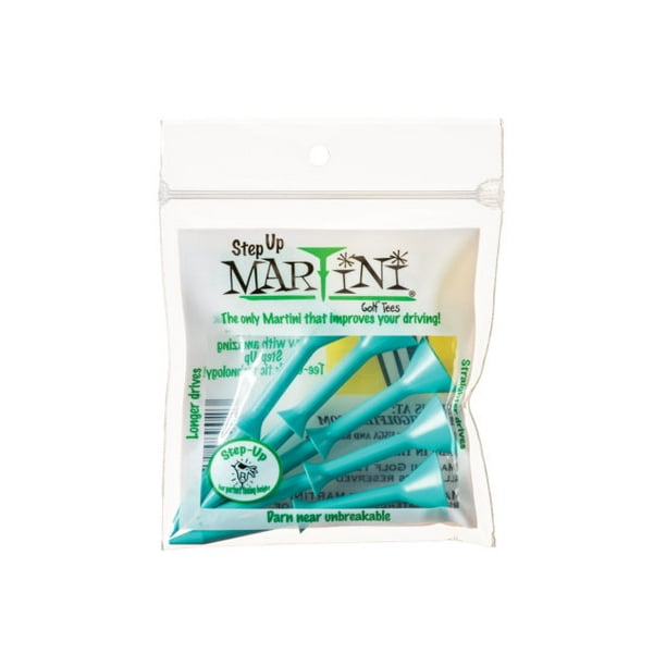 Martini StepUp Golf Tees 31/4" 3pks (15 Tees) Aqua