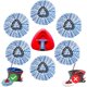 thumbnail image 1 of wonima02 6 Pack Mop Head Replacement for O Cedar Only 2-Tank RinseClean Spin Mop, Mop Replace Refills for Ocedar Made of Fluffy Microfiber, Machine Washable, with 1 Mop Base, 1 of 1