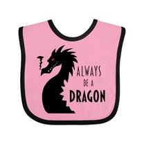 Inktastic Always Be a Dragon Boys or Girls Baby Bib