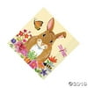 Floral Easter Bunny Luncheon Napkins