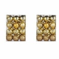 thumbnail image 2 of Hmgxay 24PC 1.2" Christmas Tree Baubles, Festive Hanging Ornaments for Holiday Decoration, Glittery Christmas Balls for Tree Trimming, Stylish Xmas Decoration Packs of 24, 2 of 6