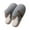 Gray, variant on Luxalzxs Fuzzy Slippers Women Slip-on Bedroom Slippers, Closed Toe Winter Warm House Shoes Soft Plush Indoor Outdoor Memory Foam Slippers Non-Slip Cute House Slippers for Cold Weather