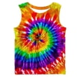 thumbnail image 2 of VOUZZA Boys Tank Top Graphic Crewneck Sleeveless Summer Cotton Blend Casual Muscle Shirts for Kids 5-12, 2 of 4