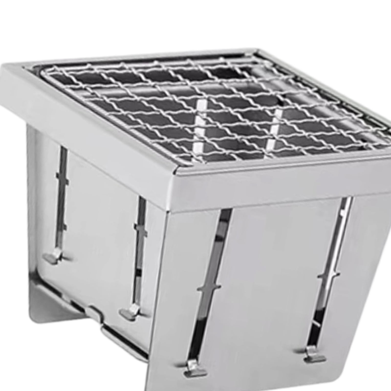 Charcoal Grills Telescoping Stainless Steel Smoker for Backpacking Campfires Portable Cooking Gear for Couple Travelers