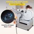 thumbnail image 4 of Commercial Meat Slicer,210W High Power Pure Copper Motor,Semi-Automatic Meat Cutter Equipped With Detachable Blades With A Diameter Of 220mm, Child Lock Protection,For Kitchen Restaurant Supermarket, 4 of 9