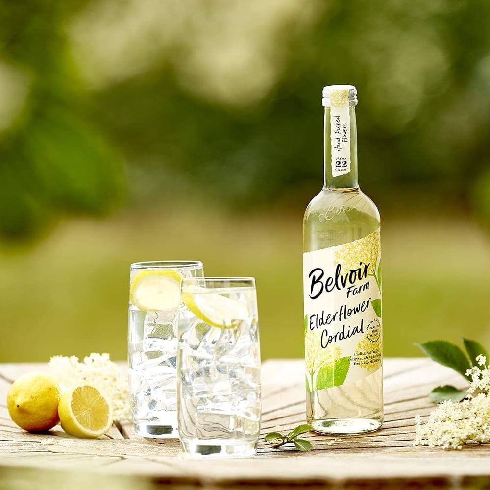 (2 Pack) - Belvoir - Organic Elderflower Cordial | 500ml | 2 PACK BUNDLE