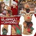 thumbnail image 4 of UYUH Christmas Deer Toy Electric Musical Animated Plush Animal Doll with Swinging Dancing Singing for Kids Children Holiday Xmas Party Home Desk Decoration Gift, 4 of 9