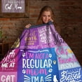 thumbnail image 2 of Cat Mom Gift - Cat Lover Gifts for Women - Cat Gifts for Cat Lovers Blanket 50x60, Best Cat Mom Ever for Women Birthday, Christmas Mothers Day Cat Gifts for Cat Mom, 2 of 6
