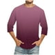 thumbnail image 1 of Camisas de Lino para Hombres Impresión Cuello Redondo Casual 3/4 Manga Blusa, Mezcla de Lino de Algodón para Primavera Verano Ocio Y Tops Diarios, 1 of 9