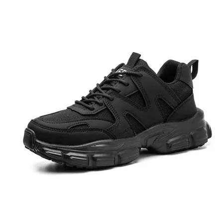 

1pc Labor Protection Shoes Women‘s Steel Toe Cap Anti Impact And Anti Puncture Lightweight Fashionable Safety Work Shoes Women‘s Office Shoes Height 1.57in