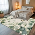 thumbnail image 5 of 8x10 Area Rugs, Eucalyptus Leaves Non-Skid Rubber Backing Large Rectangle Rugs - Living Room Bedroom Home Office, Spring Summer Botanical Sage Green Rustic Indoor Floor Mat Carpets Washable Rug, 5 of 9