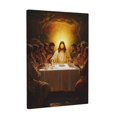 thumbnail image 3 of CozyNet A Vibrant Depiction Of The Last Supper, With Jesus Glowing Softly Among His Disciples Wall Art Prints With Frame Canvas Perfect for Living Room & Bedroom, Ready to Hang, Wall Decor 16"x20", 3 of 10