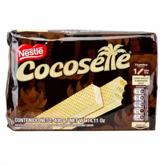 Cocosette - Pack of 8 (400g) - Wafer Cookie Filled with Coconut Cream (50 g. each)
