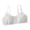 White, variant on Loopsun 9 to 12 Years Girls Print Training Bra with Built in Pads Blue, 9-12Years