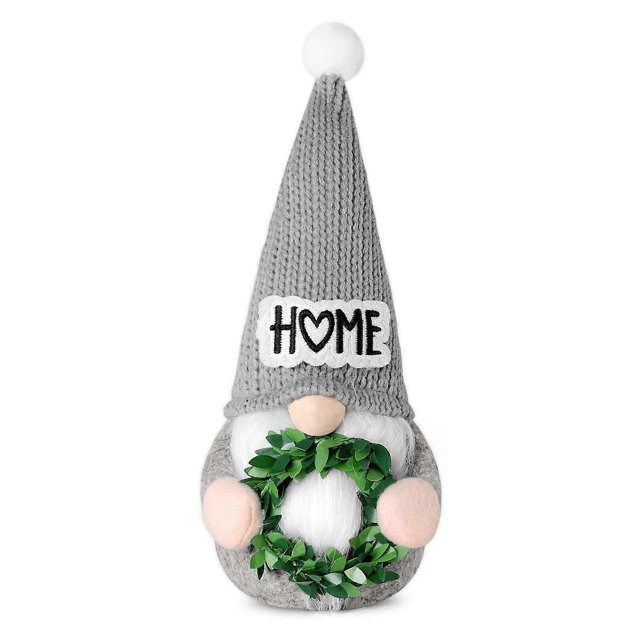 Lovely Valentines Day Couple Ornament Handmade Scandinavian Decor Faceless Dolls Soft Knitted Hat 1 PC