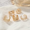 thumbnail image 6 of Meidiya Hip-hop Style Non Ear Piercing Earring Cuff Earrings Ear Cuff Earrings Non-Piercing Fake Helix Cartilage Cuff Earrings Conch Cuffs Earrings for Women Various Style, 6 of 8