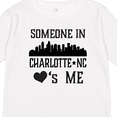 thumbnail image 4 of Inktastic Charlotte North Carolina Someone Loves Me Boys or Girls Long Sleeve Toddler T-Shirt, 4 of 5