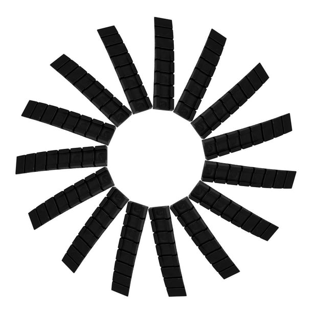 24 piezas de cuñas niveladoras para muebles, cuñas para mesas, niveladores de suelo y cuñas para muebles.