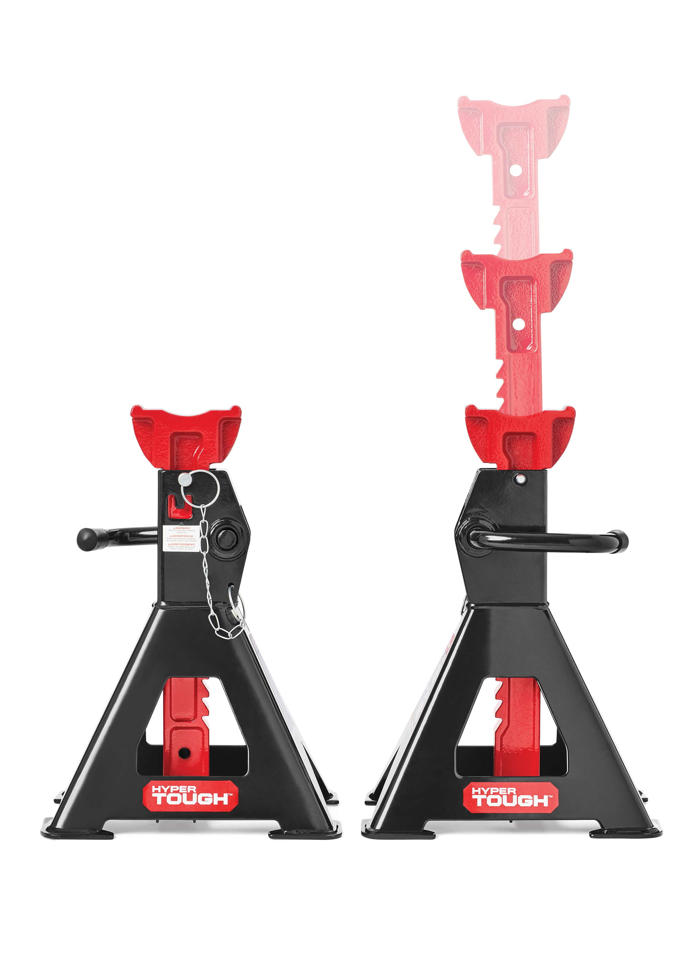 Hyper Tough TH54006D 4Ton Capacity Steel Quick Lift Jack Stands