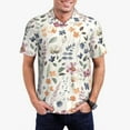 thumbnail image 1 of Fotbe Watercolor Floral Camiseta Polo de Golf para Hombre con Estampado – Camisa Deportiva Transpirable con Cuello Abotonado-Large, 1 of 6