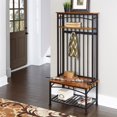 thumbnail image 2 of Home Styles Modern Craftsman Hall Tree in Oak, 2 of 3