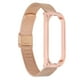 thumbnail image 5 of Correa de metal compatible con Xiaomi Mi Band 6 Smartwatch, repuesto de correa de acero, accesorios de pulsera, oro rosa, 5 of 14