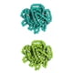 thumbnail image 1 of 100 anillas reutilizables para patas de palomas mensajeras (modelo 2023), ideales para aves de corral y agapornis. Amarillo y verde, 1 of 3