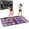 thumbnail image 1 of Alfombra Fitness Musical Baile Juego Usuarios Dobles Con Controlador Inalámbrico Detección 100 Música 60 Juegos Sensoriales para Familiares, 1 of 9