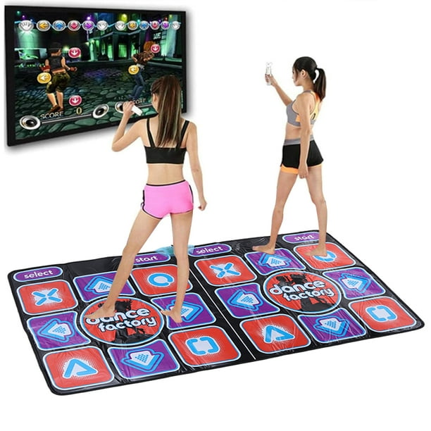 Música Fitness Carpet Musical Mat Dance Juego Doble Usuarios Con Controlador Inalámbrico 100 60 Juegos Sensoriales Enchufar Y para Deporte Familiar