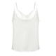 thumbnail image 4 of Blusa de camisa de gasa de seda con tirantes de Color puro de verano para mujer Pompotops  lopia996056, 4 of 7