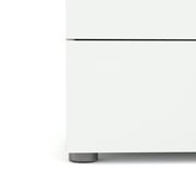 Tvilum Loft 8 Drawer Double Dresser for Adults, White