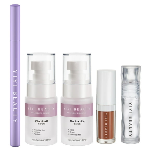 Set de Maquillaje y cuidado de la piel Yiyi Beauty Terracotta labios, pestañas y rosto