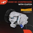 thumbnail image 3 of A-Premium Air Conditioner AC Compressor with Clutch Compatible with Honda Accord 2013-2017 & Acura RDX 2016-2018, 3.5L, 10SRE18C Style, 3 of 9