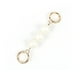 thumbnail image 2 of Fancy Pearl Belt Small Bag Accessories Blanco Imitación Pearl Universal Valentines Día Decoración de cumpleaños Regalos para Mujeres Oro seitruly AP004770-01, 2 of 6