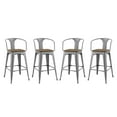 thumbnail image 2 of Modway Promenade Bar Stool Set of 4 in Gunmetal, 2 of 5