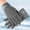 Grey, variant on LIZUOJUN Under $3 Touchscreen Gloves Thermal Gloves Winter Gloves Unisex Velvet Lined Windproof Anti-Slip Soft Stretchy Thin Warm Cold Weather Daily Essential Black,One Size